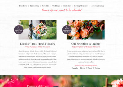 Celebrate Gardens – Web Design and Content Writing