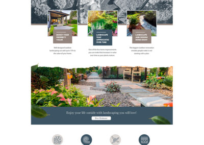 Landscape Website and Content Writing